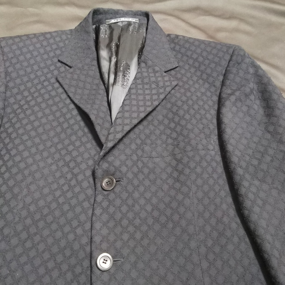 90's 00's Versace V2 black sport coat 40US 50EU